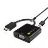 Techly Konwerter HDMI Mini C na VGA IDATA HDMI-VGA4, VGA (D-Sub), HDMI Typ C (Mini), Męski, Żeński, 1920 x 1080 pikseli, 1080p, 720p, 480p