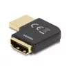 DeLOCK Adapter HDMI męski na żeński 90° kątowy 8K 60 Hz metalowy