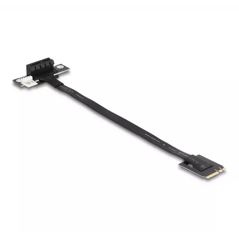 DeLOCK M.2 Key A+E na PCIe x1 NVMe Adapter kątowy kabel 20 cm
