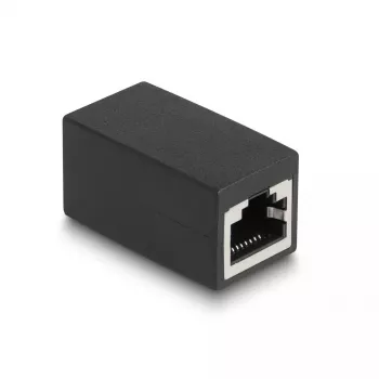 DeLOCK Adapter RJ45 gniazdo na gniazdo RJ45 Kat.6 czarny