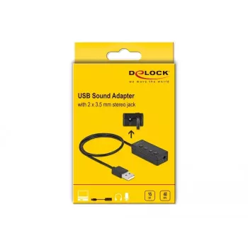 Adapter zestawu słuchawkowego i mikrofonu USB DeLOCK 66731