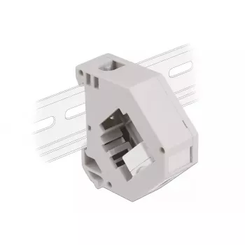 Keystone module DELOCK 87163 — USB A na USB A, szary/biały, 60,1×59,4×21,6 mm