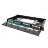 DeLOCK Panel adaptera światłowodowego LC Duplex OM4 12 portów Aqua