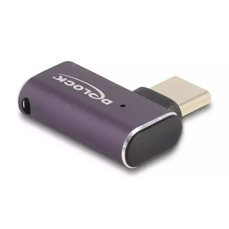 Adapter USB DeLOCK 60287 40 Gb/s USB typu C PD 3.1 240 W kątowy