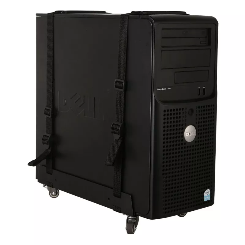 Uchwyt CPU Techly ICA-CS 61, montowany pod biurkiem, czarny