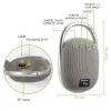 Techly ICASBL321GR przenośny głośnik imprezowy Mono przenośny głośnik Szary 5 W