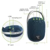 Techly ICASBL321BL głośnik przenośny/imprezowy Głośnik przenośny mono Niebieski 5 W
