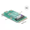 DeLOCK 64338 Wewnętrzny adapter M.2 Mini PCI Express Męski