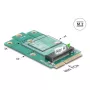 DeLOCK 64339 Wewnętrzny adapter M.2 Mini PCI Express Męski