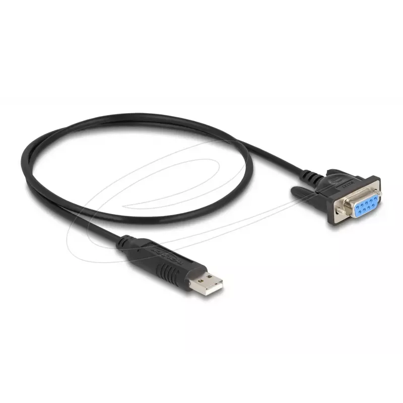 DeLOCK 67381 Adapter szeregowy USB 2.0 na RS-232 DB9 0,5 m