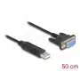 DeLOCK 67381 Adapter szeregowy USB 2.0 na RS-232 DB9 0,5 m