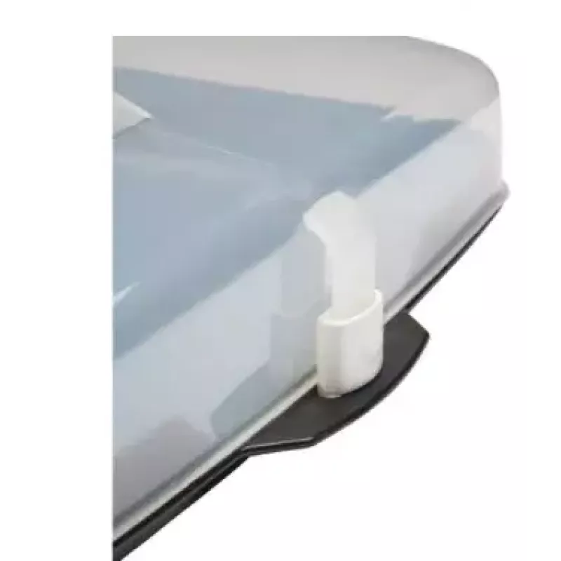 Hama 00111497 food service tray Rectangle Czarny, Transparent