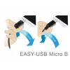 Kabel USB DeLOCK 83848 USB 2.0 1m USB A Micro-USB B Czarny