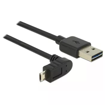 Kabel USB DeLOCK 83848 USB 2.0 1m USB A Micro-USB B Czarny