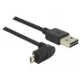 Kabel USB DeLOCK 83848 USB 2.0 1m USB A Micro-USB B Czarny