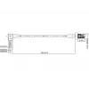 Kabel sygnałowy DeLOCK 88466 0.2m czarny złoty srebrny
