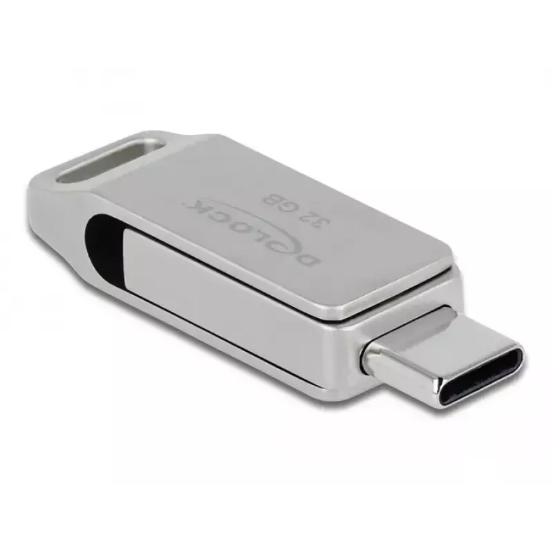 Pamięć USB DeLOCK 32 GB USB-C Type-A metalowa obudowa