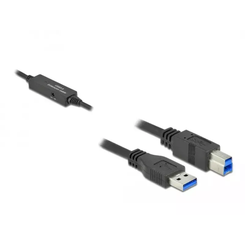 Kabel USB DeLOCK 85379 USB 3.2 Gen 1 5 m USB A USB B Czarny