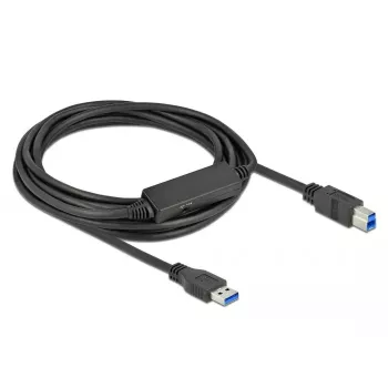 Kabel USB DeLOCK 85379 USB 3.2 Gen 1 5 m USB A USB B Czarny