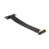 DeLOCK karta riser PCI Express x4 męski 90° kątowy do gniazda x4 90° kątowe z kablem 30 cm