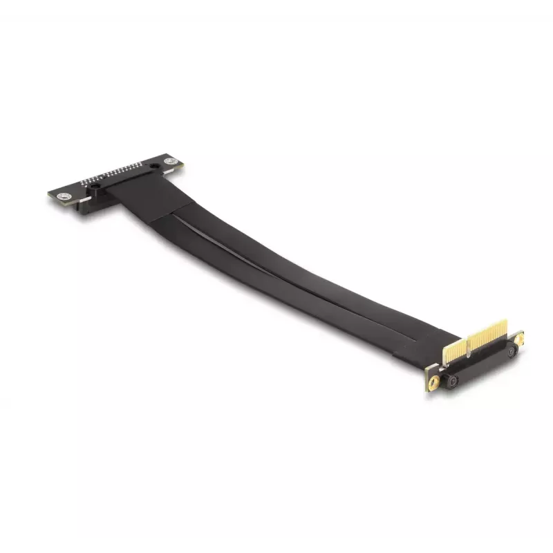 DeLOCK karta riser PCI Express x4 męski 90° kątowy do gniazda x4 90° kątowe z kablem 30 cm