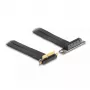 DeLOCK karta riser PCI Express x4 męski 90° kątowy do gniazda x4 90° kątowe z kablem 30 cm