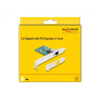 Karta DeLOCK PCI Express x1 1 x RJ45 2.5 Gigabit LAN RTL8125