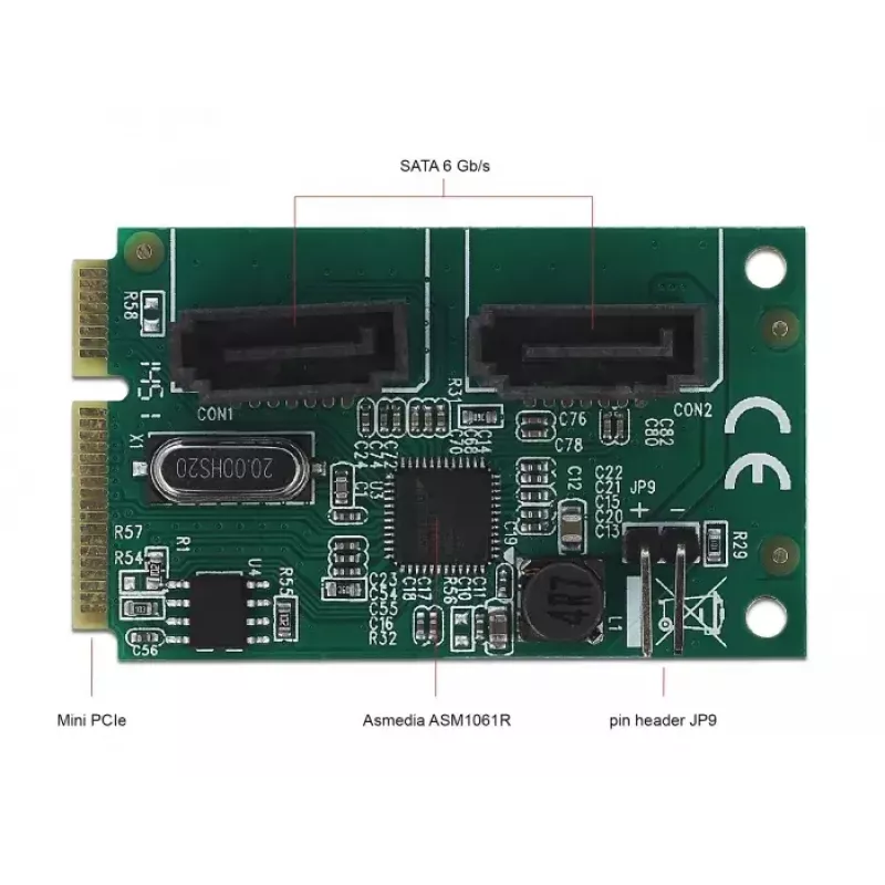 Wewnętrzny adapter SATA DeLOCK 95264