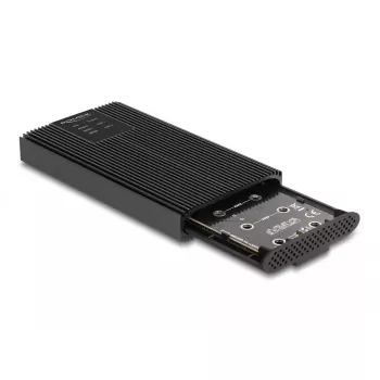 Obudowa SSD DeLOCK 42022 Zewnętrzna obudowa USB 20 Gb/s na 2 dyski SSD M.2 NVMe PCIe