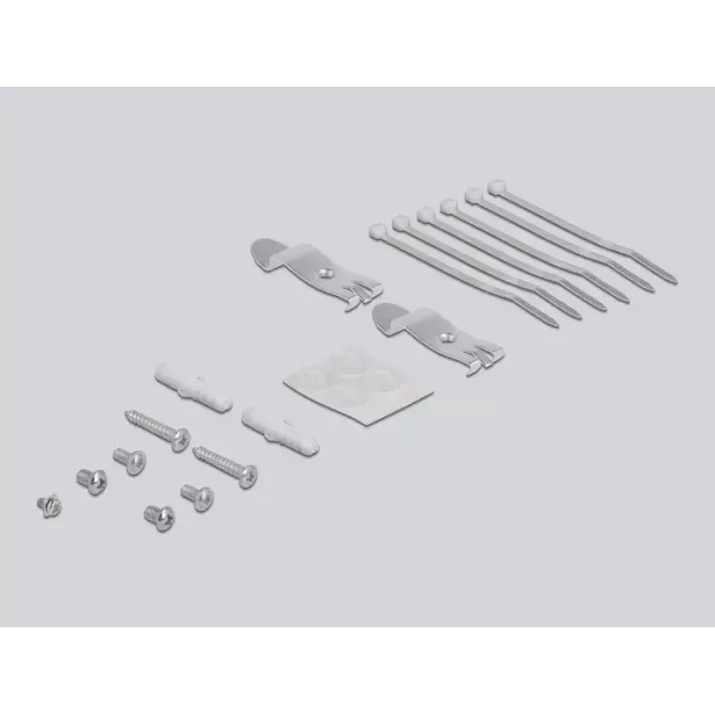 Patch Panel DeLOCK Keystone 6 Port Czarny