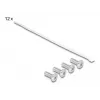 Patch panel DeLOCK 66874 1U Czarny Metal Pojemność rack 1U