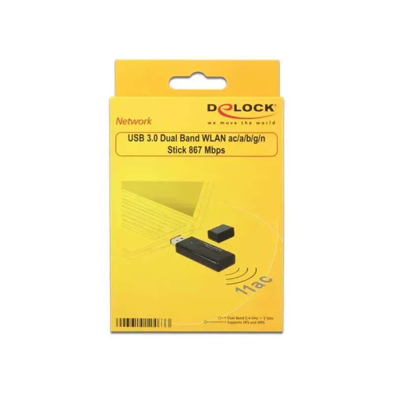 Karta sieciowa DeLOCK 12463 WLAN 867 Mbit/s