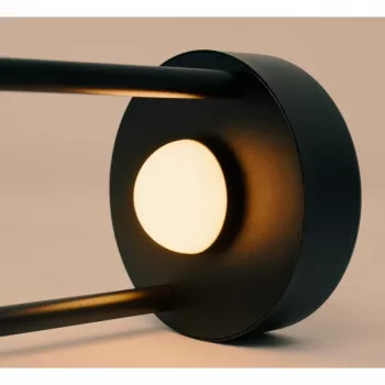 Techly I-LAMP-TABLE1 Lampa stołowa Niewymienne źródło światła 3 W LED Czarny