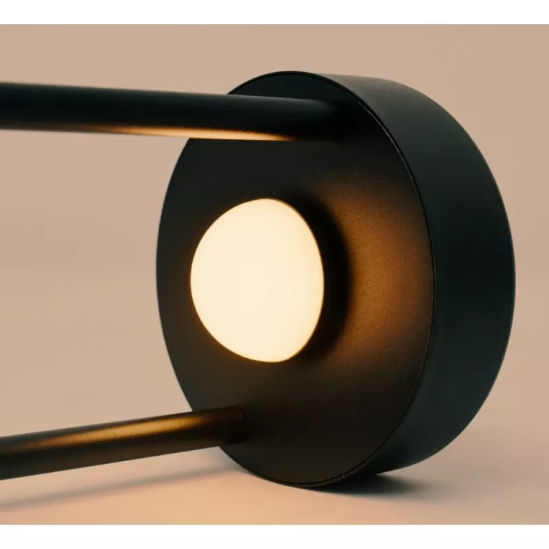 Techly I-LAMP-TABLE1 Lampa stołowa Niewymienne źródło światła 3 W LED Czarny