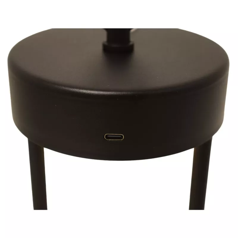 Techly I-LAMP-TABLE1 Lampa stołowa Niewymienne źródło światła 3 W LED Czarny