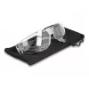 Okulary ochronne DeLOCK 90559 przezroczyste soczewki czarna oprawa