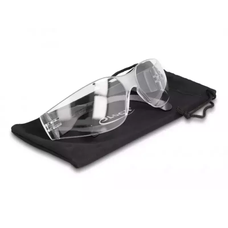Okulary ochronne DeLOCK 90559 przezroczyste soczewki czarna oprawa