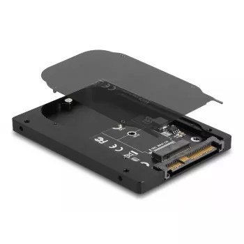 Obudowa SSD DeLOCK 63379 Czarna M.2 obsługa 1 dysku