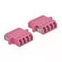 Adapter światłowodowy DELOCK LC female na LC female OM3 duplex (2 szt.)