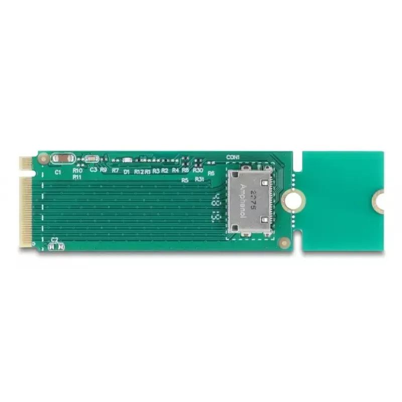 Karta interfejsu/adapter DeLOCK wewnętrzny SFF-8612 DeLOCK 64348 M.2 SFF-8612 męski zielony