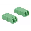 Optical Fiber Coupler DeLOCK LC Duplex female to LC Duplex female 4 pieces