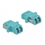 Adapter światłowodowy DELOCK LC żeński–żeński OM3 duplex (opakowanie 2 szt.)
