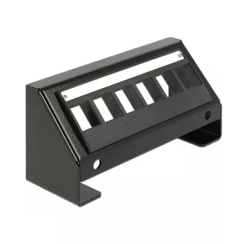 Zestaw montażowy DeLOCK 86268 czarny metal plastik
