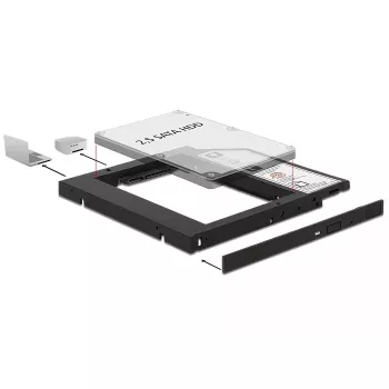Panel przedni DeLOCK 62669 13,3 cm (5,25 cala)