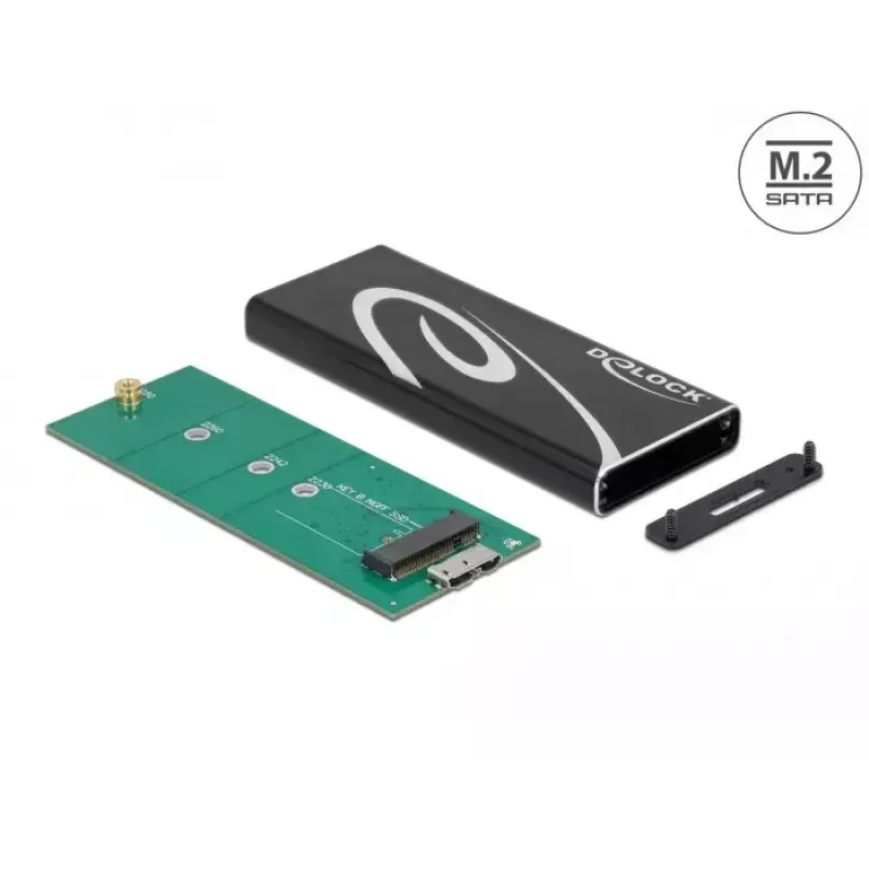 Obudowa SSD DeLOCK 42007 Czarna M.2