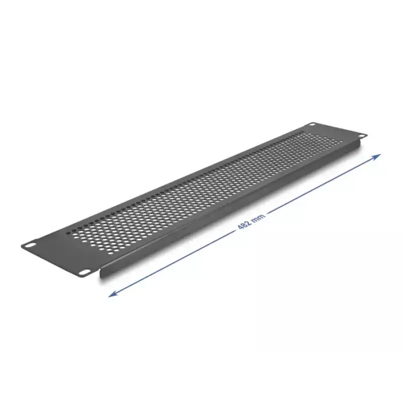 Panel zaślepiający DeLOCK 67036 Czarny Metal 88mm Szerokość 11mm Wysokość