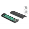 Obudowa SSD DeLOCK 42031 Czarny M.2 PCIe SATA 20 Gbit/s