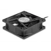 DELOCK Wentylator do obudowy komputera 8 cm (80 x 80 x 25 mm), łożysko kulkowe, 5 V DC, czarny