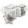 Moduł Keystone DELOCK gniazdo RJ45 na LSA Kat.8.1 ekranowane z zaciskiem blokującym i osłoną przeciwkurzową
