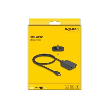 DeLOCK Rozdzielacz HDMI 1 x HDMI wejście do 2 x HDMI wyjście 4K 60 Hz